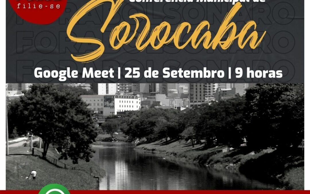 Comitê de Sorocaba convoca conferência municipal